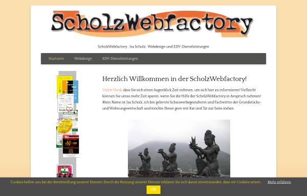 Vorschau von www.scholzwebfactory.de, ScholzWebfactory - Isa Scholz