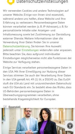 Vorschau der mobilen Webseite www.gruene-fraktion-berlin.de, Bündnis 90/Die Grünen im Abgeordnetenhaus