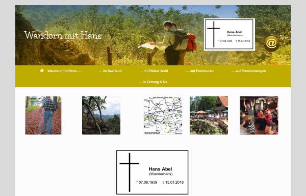 Vorschau von www.wandernmithans.de, Wandern im Saarland und im Pfälzerwald