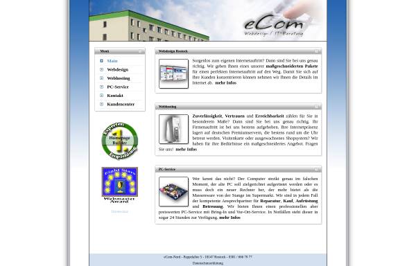 Vorschau von www.ecom-nord.de, eCom-Nord