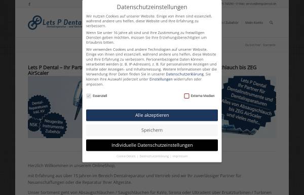 Vorschau von www.letspdental.de, Lets P Dental