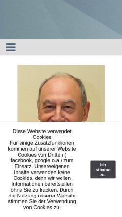 Vorschau der mobilen Webseite www.oschmann-zahnarzt.de, Zahnarzt Eberhard Oschmann