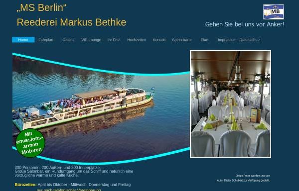 Vorschau von www.reederei-bethke.de, Reederei-Bethke