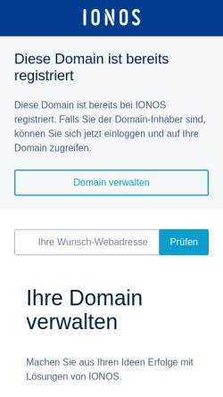 Vorschau der mobilen Webseite www.dles.de, Dan Lutsch Executive reSearch