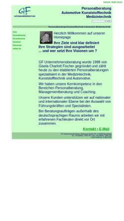 Vorschau der mobilen Webseite www.gf-unternehmensberatung.com, GF Unternehmensberatung