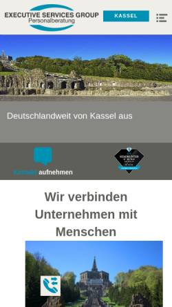 Vorschau der mobilen Webseite www.esgroup-kassel.de, JK Personal Consult GmbH