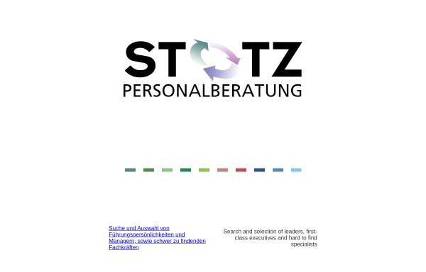 Vorschau von www.hr-stotz.de, Stotz Personalberatung