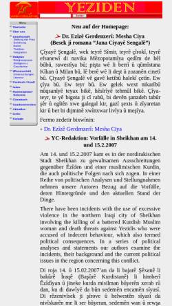 Vorschau der mobilen Webseite www.yeziden-colloquium.de, Yeziden-Colloquium