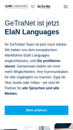 Vorschau der mobilen Webseite www.abcglobal.de, ABC-Global Dolmetscher- und Übersetzungsbüro GmbH