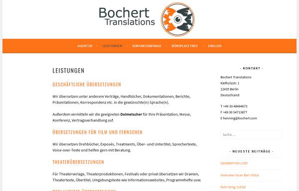 Bochert Translations, Inh. Henning Bochert