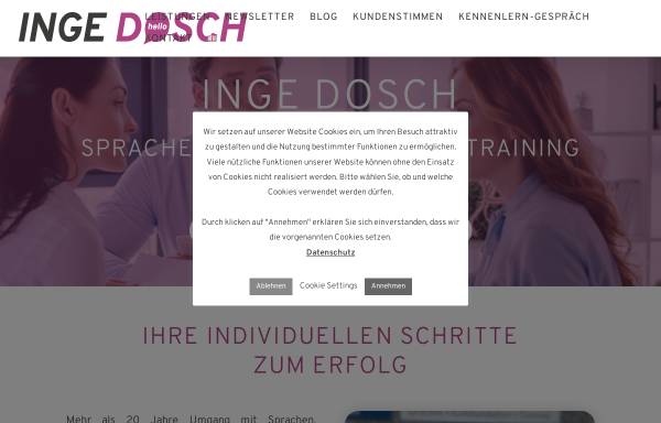 Vorschau von www.sprachenservice-dosch.de, Sprachenservice Dosch