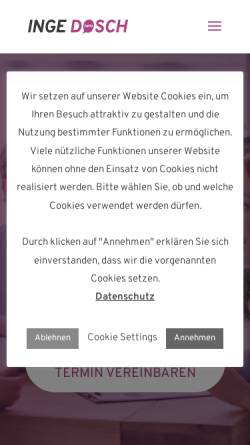 Vorschau der mobilen Webseite www.sprachenservice-dosch.de, Sprachenservice Dosch