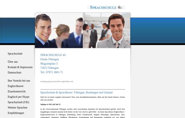 Vorschau von www.sprachschule-englischkurs.de, Sprachschule 4U - Business Englisch