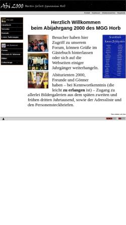 Vorschau der mobilen Webseite www.dettensee.net, Horb - Martin-Gerbert-Gymnasium