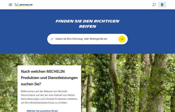 Vorschau von www.michelin.de, MICHELIN Reifenwerke KGaA Deutschland