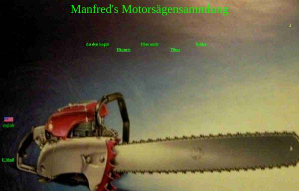 Vorschau von www.motorsaegensammler.de, Manfreds Motorsägensammlung