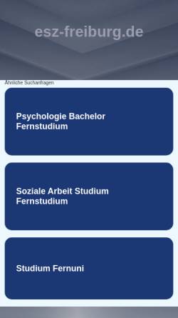 Vorschau der mobilen Webseite esz-freiburg.de, EUer Sprachzentrum