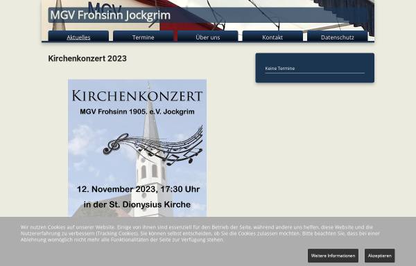 Vorschau von www.frohsinn-jockgrim.de, MGV Frohsinn 1905 Jockgrim e.V.