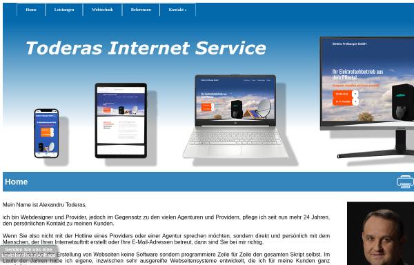 Vorschau von www.toderas.de, Toderas Internet Service