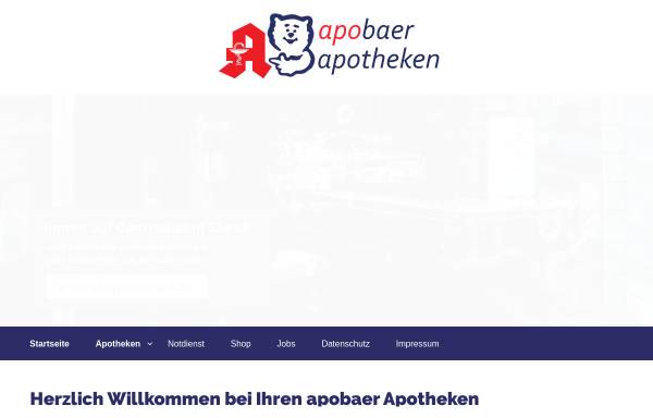 Vorschau von www.apobaer.de, Bären Apotheken & Storchen Apotheke