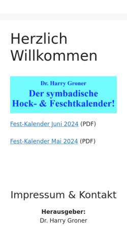 Vorschau der mobilen Webseite www.fescht-kalender.de, Straußen-Kalender