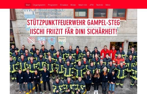 Vorschau von www.feuerwehr-gampel.ch, Feuerwehr Gampel-Steg