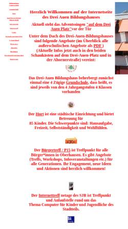 Vorschau der mobilen Webseite www.3auenschule.de, Drei-Auen-Bildungshaus