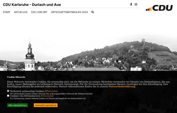 Vorschau von www.cdu-durlach.de, CDU Durlach