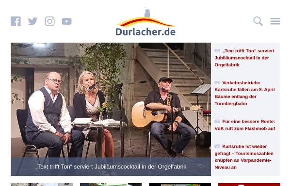 Vorschau von www.durlacher.de, Durlacher.de