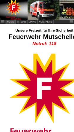 Vorschau der mobilen Webseite www.feuerwehr-mutschellen.ch, Feuerwehr Mutschellen