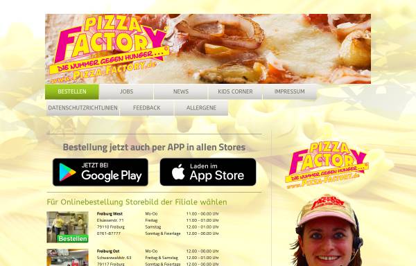 Vorschau von www.pizza-factory.de, Pizza-Factory