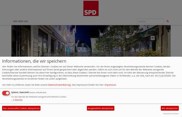Vorschau von www.spd-rz-bc.de, SPD Biberach