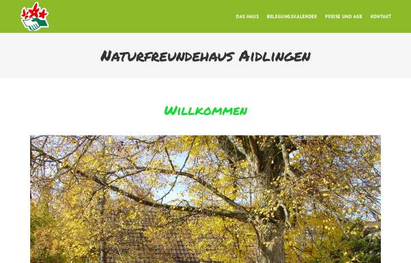 Vorschau von www.naturfreundehaus-aidlingen.de, Naturfreundehaus Aidlingen