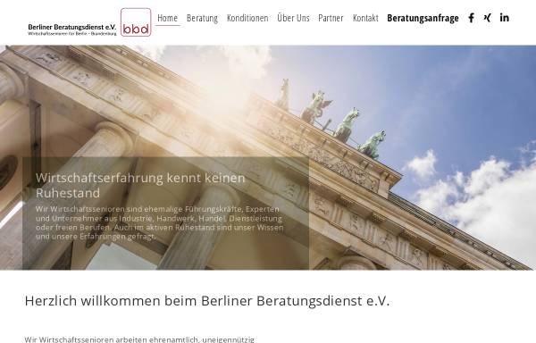 Vorschau von www.bbdev.de, Berliner Beratungsdienst e.V.