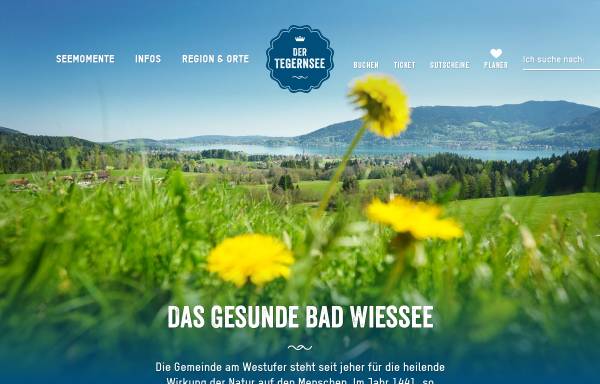 Vorschau von www.bad-wiessee.de, Tourist-Information Bad Wiessee