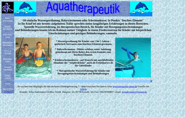 Vorschau von www.aquatherapeutik.de, Aquatherapeutik