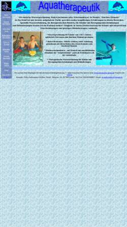 Vorschau der mobilen Webseite www.aquatherapeutik.de, Aquatherapeutik
