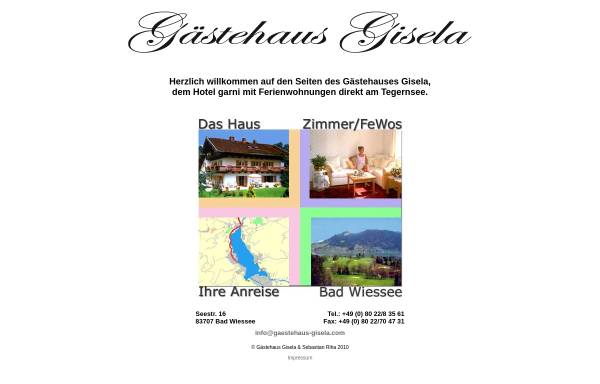 Vorschau von www.gaestehaus-gisela.com, Gästehaus Gisela