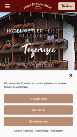 Vorschau der mobilen Webseite www.hotel-ostler.de, Hotel Pension Ostler