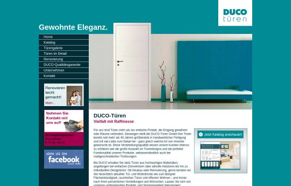 Vorschau von www.duco-tueren.de, Duco Türen GmbH