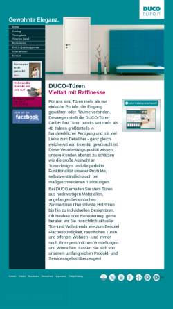 Vorschau der mobilen Webseite www.duco-tueren.de, Duco Türen GmbH