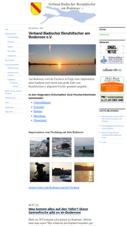 Vorschau der mobilen Webseite www.bodensee-fischer.de, Verband badischer Berufsfischer am Bodensee e.V.