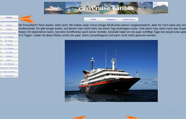 Vorschau von www.lalasreisen.de, Mit easyCruise in der Karibik [Volker Goerke]