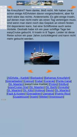 Vorschau der mobilen Webseite www.lalasreisen.de, Mit easyCruise in der Karibik [Volker Goerke]