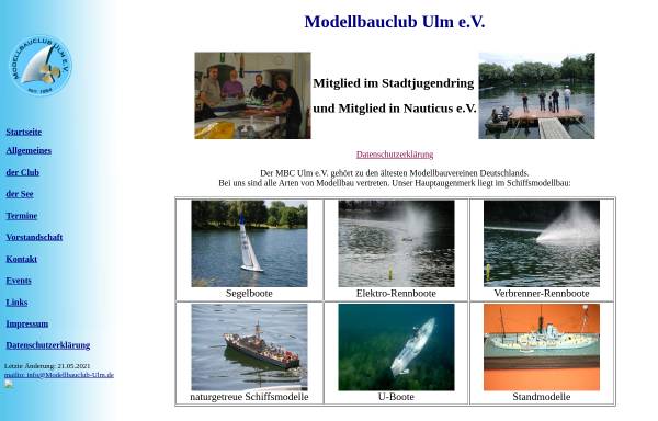 Vorschau von www.modellbauclub-ulm.de, Modellbauclub Ulm e. V.
