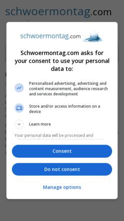 Vorschau der mobilen Webseite www.schwoermontag.com, Der Ulmer Schwörmontag