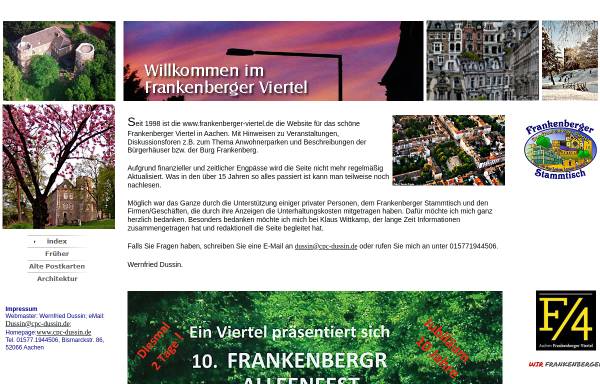 Vorschau von www.frankenberger-viertel.de, Frankenberger Viertel