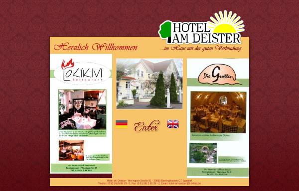 Vorschau von www.hotel-am-deister.de, Hotel am Deister