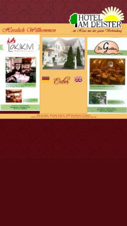 Vorschau der mobilen Webseite www.hotel-am-deister.de, Hotel am Deister