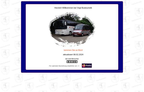 Vorschau von www.bustouristik-vogt.de, Bustouristik Vogt